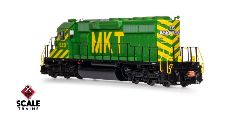 Scaletrains Rivet Counter SXT40783 EMD SD40-2, MKT Missouri-Kansas-Texas/As-Delivered #629 DCC & Sound HO Scale