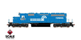 Scaletrains Rivet Counter SXT40791 EMD SD40-2, NS Norfolk Southern/Patched/ex-Conrail/Ditch Lights #3398 DCC & Sound HO Scale