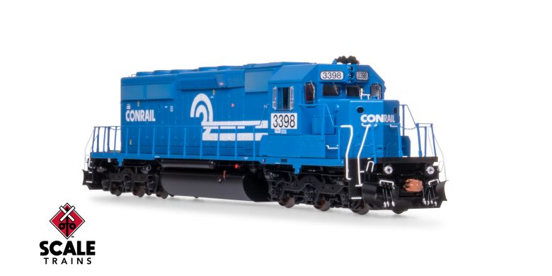 Scaletrains Rivet Counter SXT40791 EMD SD40-2, NS Norfolk Southern/Patched/ex-Conrail/Ditch Lights #3398 DCC & Sound HO Scale