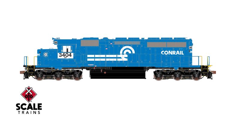 Scaletrains Rivet Counter SXT40791 EMD SD40-2, NS Norfolk Southern/Patched/ex-Conrail/Ditch Lights #3398 DCC & Sound HO Scale