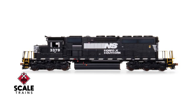 Scaletrains Rivet Counter SXT40797 EMD SD40-2, NS Norfolk Southern/Thoroughbred/Ditch Lights #3394 DCC & Sound HO Scale