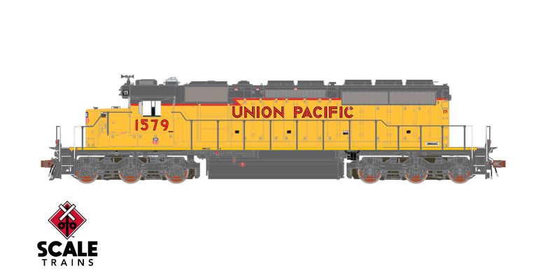 Scaletrains Rivet Counter SXT40809 EMD SD40-2, UP Union Pacific/SD40N Rebuild/81" Nose #1972 DCC & Sound HO Scale