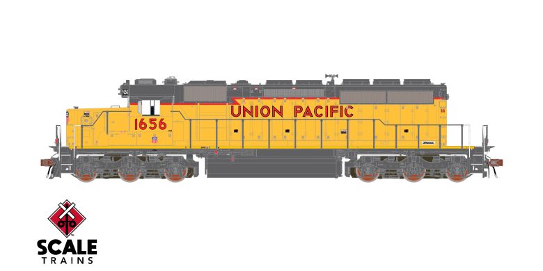 Scaletrains Rivet Counter SXT40809 EMD SD40-2, UP Union Pacific/SD40N Rebuild/81" Nose #1972 DCC & Sound HO Scale