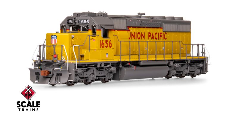 Scaletrains Rivet Counter SXT40803 EMD SD40-2, UP Union Pacific/SD40N Rebuild/116" Nose #1656 DCC & Sound HO Scale