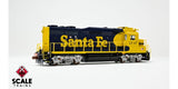 Scaletrains Rivet Counter SXT40925 EMD GP30u, ATSF Santa Fe/Nose Headlight #2772 DCC & Sound HO Scale