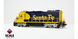 Scaletrains Rivet Counter SXT40925 EMD GP30u, ATSF Santa Fe/Nose Headlight #2772 DCC & Sound HO Scale