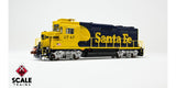 Scaletrains Rivet Counter SXT40925 EMD GP30u, ATSF Santa Fe/Nose Headlight #2772 DCC & Sound HO Scale