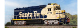 Scaletrains Rivet Counter SXT40927 EMD GP30u, ATSF Santa Fe/Nose Headlight/Faded Yellow with Paint Touch Ups #2785 DCC & Sound HO Scale