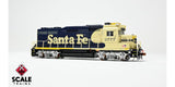 Scaletrains Rivet Counter SXT40927 EMD GP30u, ATSF Santa Fe/Nose Headlight/Faded Yellow with Paint Touch Ups #2785 DCC & Sound HO Scale