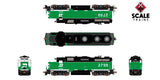 Scaletrains Rivet Counter SXT40931 EMD GP39E, BN Burlington Northern/White Face/Strobe Lights #2761 DCC & Sound HO Scale