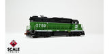 Scaletrains Rivet Counter SXT40931 EMD GP39E, BN Burlington Northern/White Face/Strobe Lights #2761 DCC & Sound HO Scale