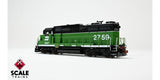 Scaletrains Rivet Counter SXT40931 EMD GP39E, BN Burlington Northern/White Face/Strobe Lights #2761 DCC & Sound HO Scale