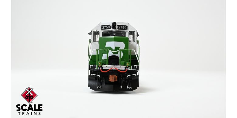 Scaletrains Rivet Counter SXT40931 EMD GP39E, BN Burlington Northern/White Face/Strobe Lights #2761 DCC & Sound HO Scale