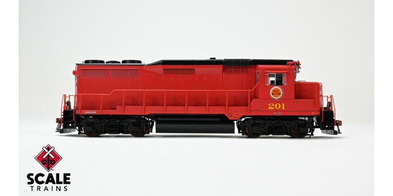 Scaletrains Rivet Counter SXT40945 EMD GP30 Phase IIb, CGW Chicago Great Western/As Delivered #204 DCC & Sound HO Scale