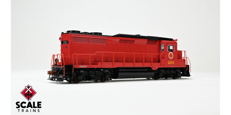 Scaletrains Rivet Counter SXT40945 EMD GP30 Phase IIb, CGW Chicago Great Western/As Delivered #204 DCC & Sound HO Scale