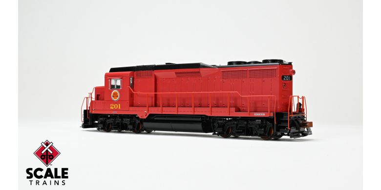 Scaletrains Rivet Counter SXT40945 EMD GP30 Phase IIb, CGW Chicago Great Western/As Delivered #204 DCC & Sound HO Scale