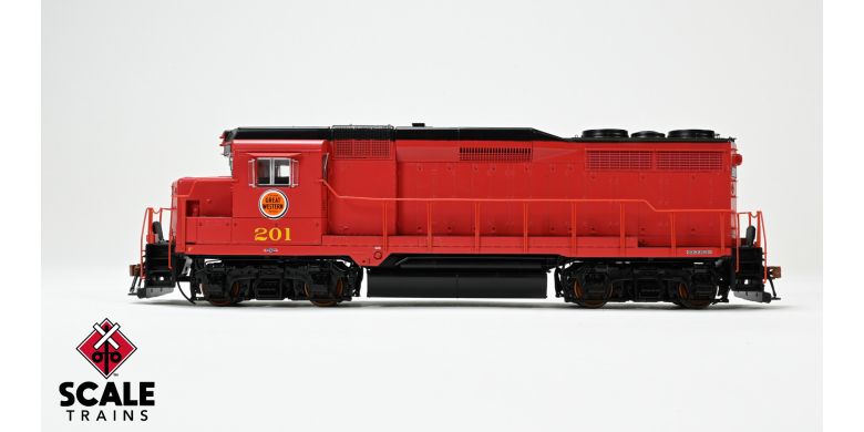 Scaletrains Rivet Counter SXT40945 EMD GP30 Phase IIb, CGW Chicago Great Western/As Delivered #204 DCC & Sound HO Scale