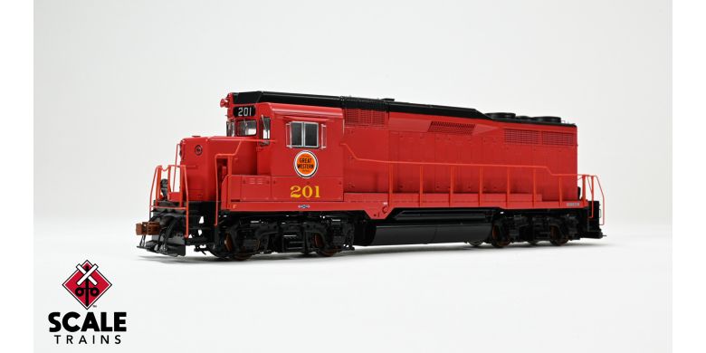 Scaletrains Rivet Counter SXT40945 EMD GP30 Phase IIb, CGW Chicago Great Western/As Delivered #204 DCC & Sound HO Scale
