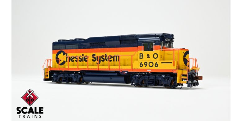 Scaletrains Rivet Counter SXT40953 EMD GP30 Phase Id, Chessie System/B&O #6906 DCC & Sound HO Scale