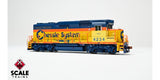 Scaletrains Rivet Counter SXT40961 EMD GP30M, CSX/ex-Chessie System Patch/Distressed Lettering #4244 DCC & Sound HO Scale