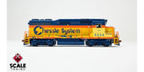 Scaletrains Rivet Counter SXT40961 EMD GP30M, CSX/ex-Chessie System Patch/Distressed Lettering #4244 DCC & Sound HO Scale