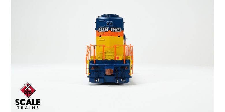 Scaletrains Rivet Counter SXT40961 EMD GP30M, CSX/ex-Chessie System Patch/Distressed Lettering #4244 DCC & Sound HO Scale