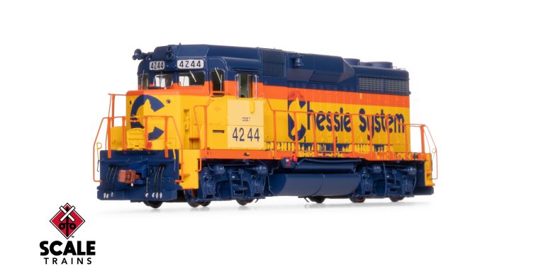 Scaletrains Rivet Counter SXT40961 EMD GP30M, CSX/ex-Chessie System Patch/Distressed Lettering #4244 DCC & Sound HO Scale