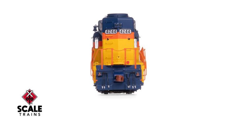 Scaletrains Rivet Counter SXT40961 EMD GP30M, CSX/ex-Chessie System Patch/Distressed Lettering #4244 DCC & Sound HO Scale