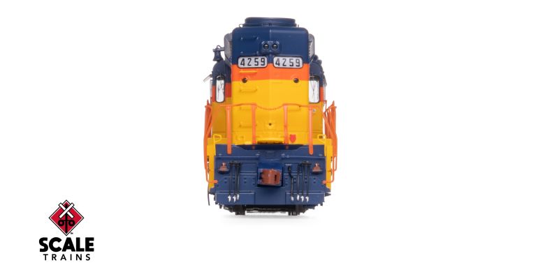 Scaletrains Rivet Counter SXT40961 EMD GP30M, CSX/ex-Chessie System Patch/Distressed Lettering #4244 DCC & Sound HO Scale
