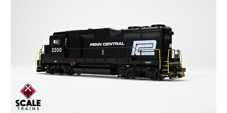 Scaletrains Rivet Counter SXT40965 EMD GP30 Phase Id, PC Penn Central #2200 DCC & Sound HO Scale