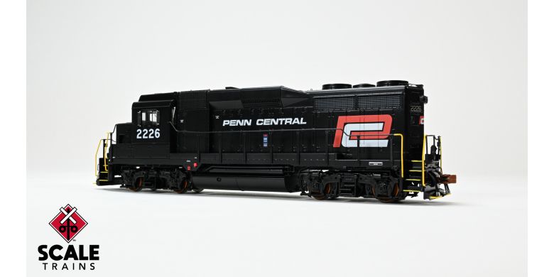Scaletrains Rivet Counter SXT40971 EMD GP30 Phase Ie, PC Penn Central/Red and White Logo #2226 DCC & Sound HO Scale