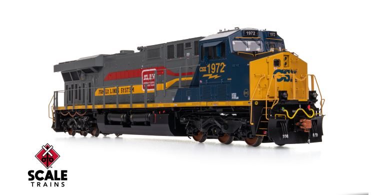Scaletrains SXT41070 GE ES44AH - CSX/Heritage/Family Lines/SCL/L&N #1972 - ESU v5.0 DCC & Sound HO Scale