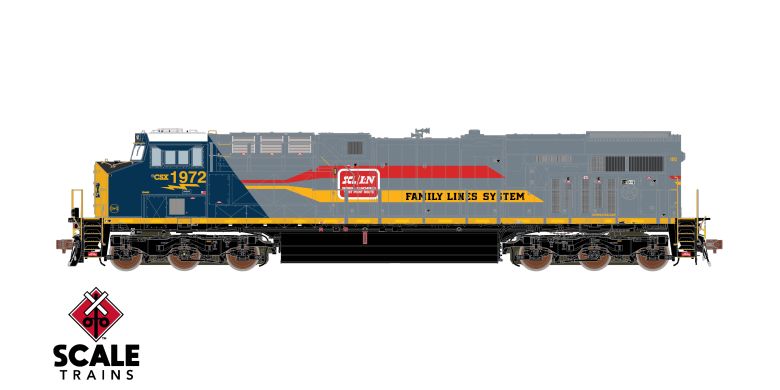 Scaletrains SXT41070 GE ES44AH - CSX/Heritage/Family Lines/SCL/L&N #1972 - ESU v5.0 DCC & Sound HO Scale