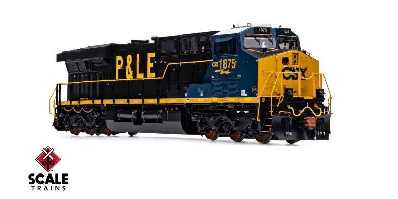 Scaletrains SXT41078 GE ES44AH - CSX/Heritage/Pittsburgh & Lake Erie/P&LE #1875 - ESU v5.0 DCC & Sound HO Scale
