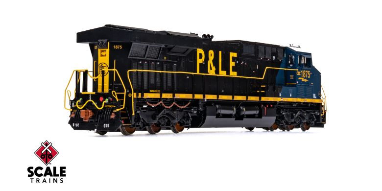 Scaletrains SXT41078 GE ES44AH - CSX/Heritage/Pittsburgh & Lake Erie/P&LE #1875 - ESU v5.0 DCC & Sound HO Scale