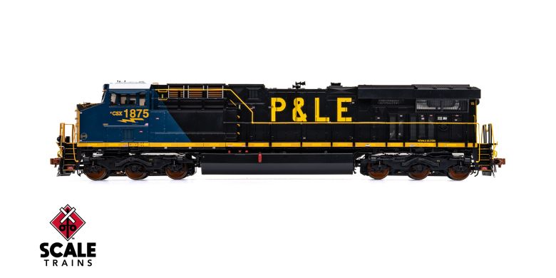 Scaletrains SXT41078 GE ES44AH - CSX/Heritage/Pittsburgh & Lake Erie/P&LE #1875 - ESU v5.0 DCC & Sound HO Scale