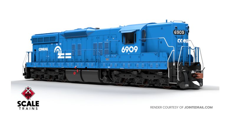 Scaletrains SXT41154 EMD SD9, CR Conrail/Can Opener #6909 - ESU v5.0 DCC & Sound HO Scale