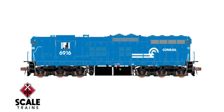 Scaletrains SXT41154 EMD SD9, CR Conrail/Can Opener #6909 - ESU v5.0 DCC & Sound HO Scale