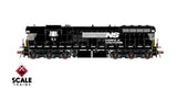 Scaletrains SXT41184 EMD SD9M, NS Norfolk Southern/Thoroughbred/Ditch Lights #54 - ESU v5.0 DCC & Sound HO Scale