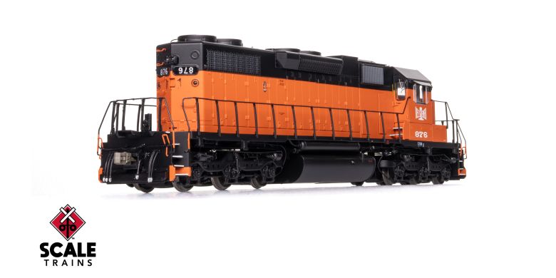 Scaletrains SXT41218 EMD SD38-2, Bessemer & Lake Erie/Faded Rear Logo #876 - ESU v5.0 DCC & Sound HO Scale