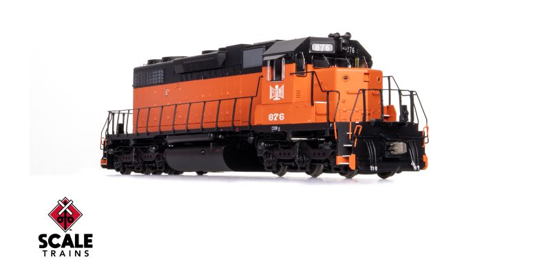 Scaletrains SXT41218 EMD SD38-2, Bessemer & Lake Erie/Faded Rear Logo #876 - ESU v5.0 DCC & Sound HO Scale
