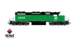 Scaletrains SXT41226 EMD SD38-2 w/Dynamic Brakes, Burlington Northern #6260 - ESU v5.0 DCC & Sound HO Scale