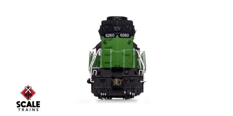 Scaletrains SXT41226 EMD SD38-2 w/Dynamic Brakes, Burlington Northern #6260 - ESU v5.0 DCC & Sound HO Scale