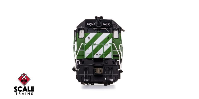 Scaletrains SXT41226 EMD SD38-2 w/Dynamic Brakes, Burlington Northern #6260 - ESU v5.0 DCC & Sound HO Scale