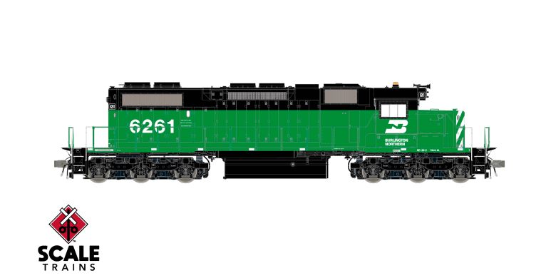 Scaletrains SXT41226 EMD SD38-2 w/Dynamic Brakes, Burlington Northern #6260 - ESU v5.0 DCC & Sound HO Scale