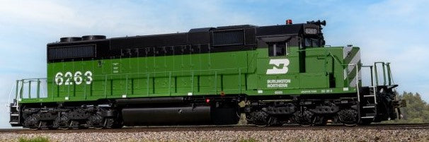 Scaletrains SXT41230 EMD SD38-2 w/o Dynamic Brakes, Burlington Northern #6263 - ESU v5.0 DCC & Sound HO Scale