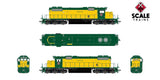 Scaletrains SXT41252 EMD SD38-2, Chicago & North Western/OY/Employee Owned #6651 - ESU v5.0 DCC & Sound HO Scale