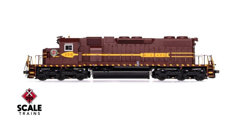 Scaletrains SXT41262 EMD SD38-2, Duluth Missabe & Iron Range/DM&IR/Red Lettering #209 - ESU v5.0 DCC & Sound HO Scale