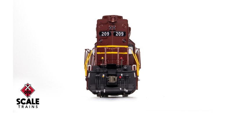Scaletrains SXT41262 EMD SD38-2, Duluth Missabe & Iron Range/DM&IR/Red Lettering #209 - ESU v5.0 DCC & Sound HO Scale