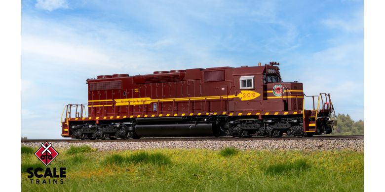 Scaletrains SXT41262 EMD SD38-2, Duluth Missabe & Iron Range/DM&IR/Red Lettering #209 - ESU v5.0 DCC & Sound HO Scale
